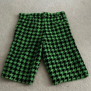 Green checkered shorts. Home plus size medium used great condition.